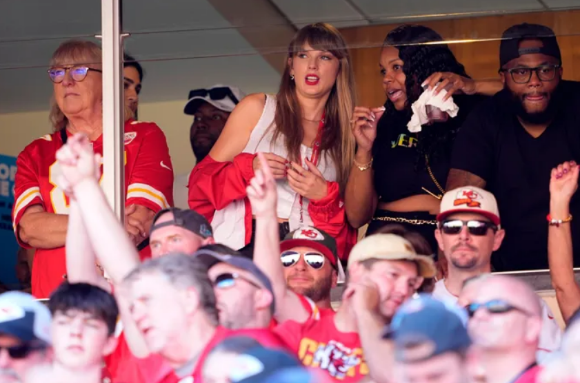 Taylor Swift During Travis Kelce's Game