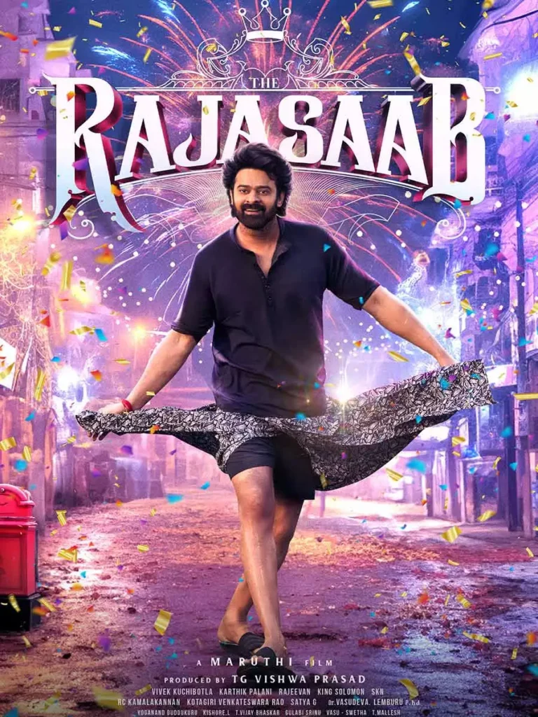 The Raja Saab movie first look poster